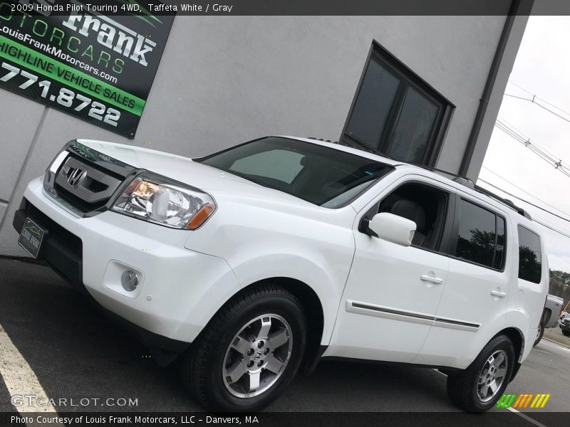 Taffeta White / Gray 2009 Honda Pilot Touring 4WD