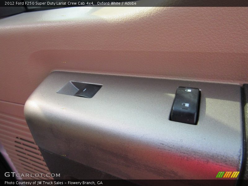 Oxford White / Adobe 2012 Ford F250 Super Duty Lariat Crew Cab 4x4