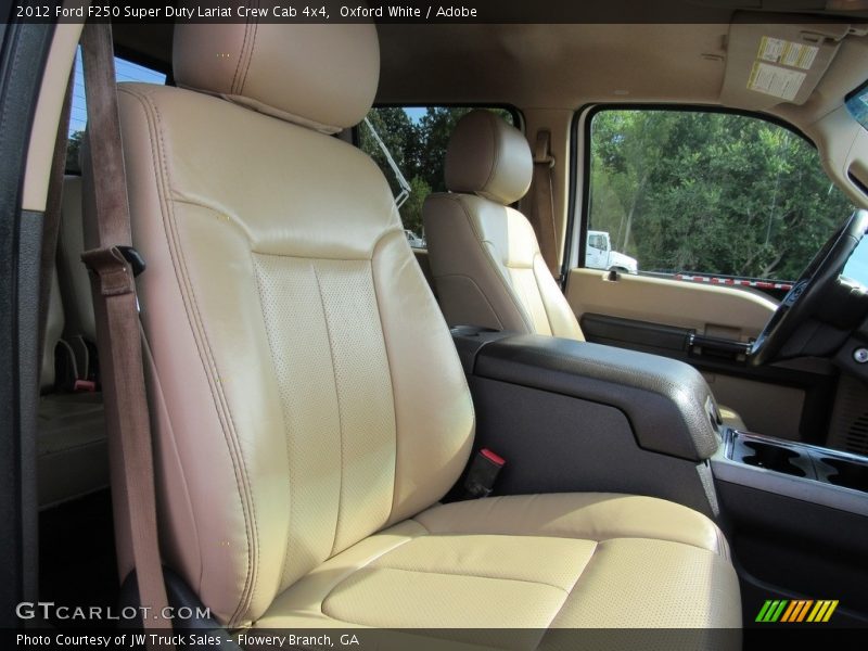 Oxford White / Adobe 2012 Ford F250 Super Duty Lariat Crew Cab 4x4