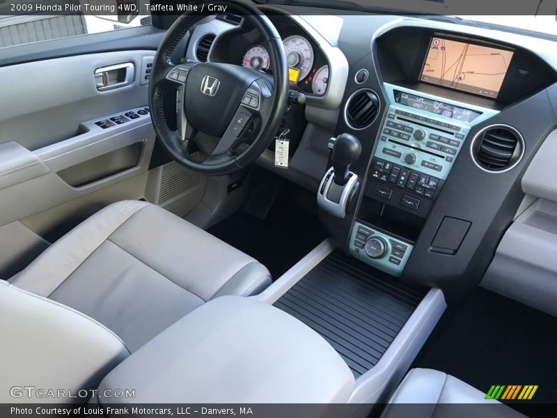 Taffeta White / Gray 2009 Honda Pilot Touring 4WD