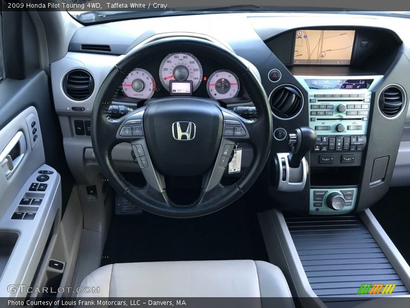 Taffeta White / Gray 2009 Honda Pilot Touring 4WD