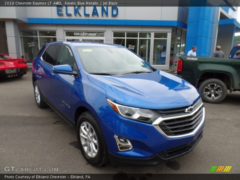 Kinetic Blue Metallic / Jet Black 2019 Chevrolet Equinox LT AWD