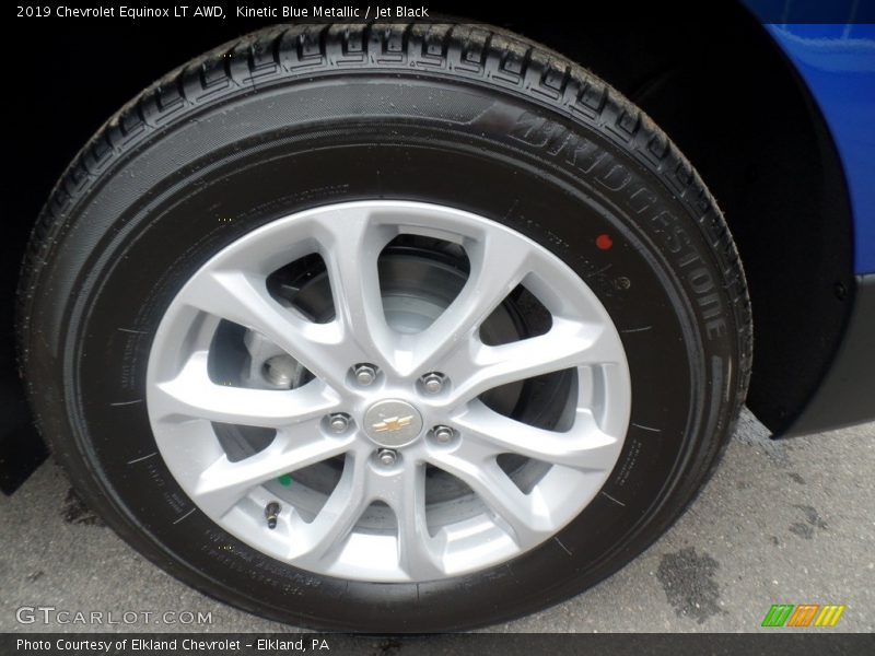 Kinetic Blue Metallic / Jet Black 2019 Chevrolet Equinox LT AWD