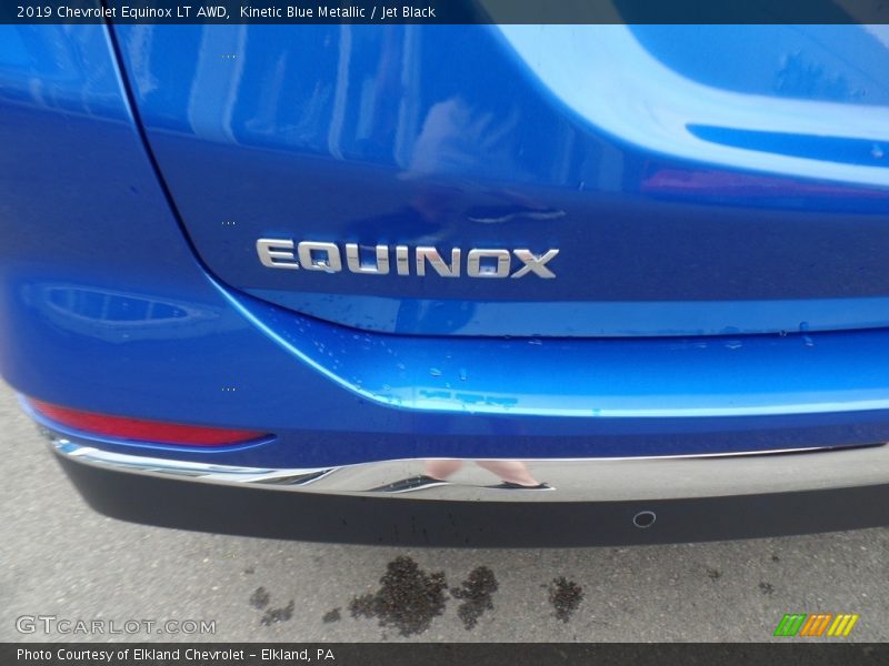 Kinetic Blue Metallic / Jet Black 2019 Chevrolet Equinox LT AWD