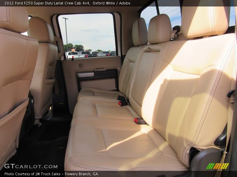 Oxford White / Adobe 2012 Ford F250 Super Duty Lariat Crew Cab 4x4