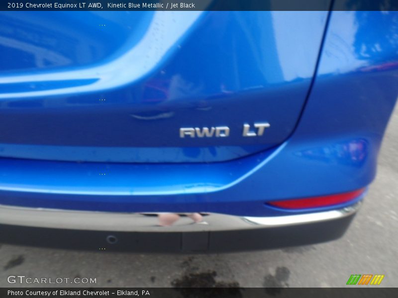 Kinetic Blue Metallic / Jet Black 2019 Chevrolet Equinox LT AWD