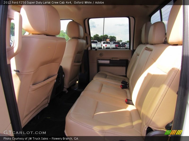 Oxford White / Adobe 2012 Ford F250 Super Duty Lariat Crew Cab 4x4