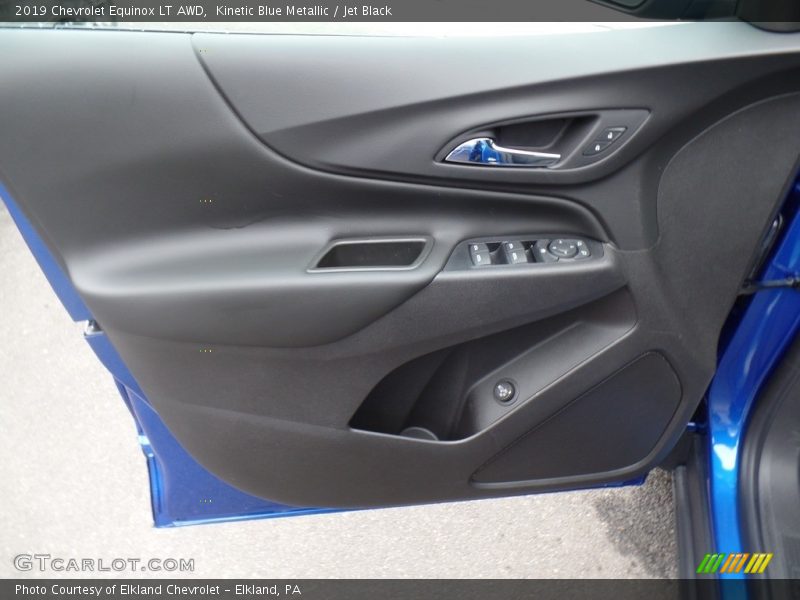 Kinetic Blue Metallic / Jet Black 2019 Chevrolet Equinox LT AWD