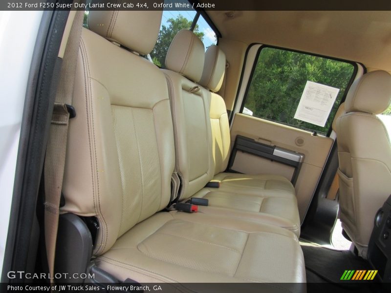 Oxford White / Adobe 2012 Ford F250 Super Duty Lariat Crew Cab 4x4