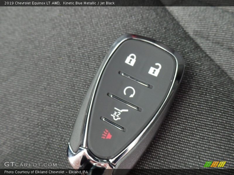 Kinetic Blue Metallic / Jet Black 2019 Chevrolet Equinox LT AWD