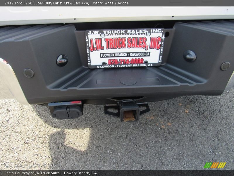 Oxford White / Adobe 2012 Ford F250 Super Duty Lariat Crew Cab 4x4