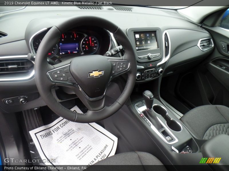 Kinetic Blue Metallic / Jet Black 2019 Chevrolet Equinox LT AWD