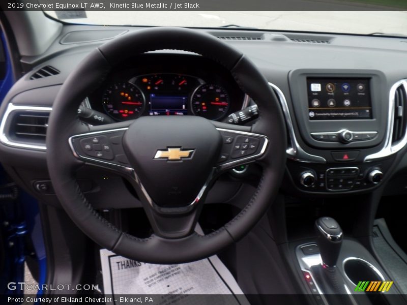 Kinetic Blue Metallic / Jet Black 2019 Chevrolet Equinox LT AWD