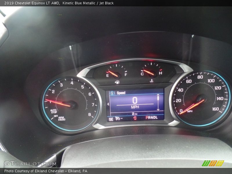 Kinetic Blue Metallic / Jet Black 2019 Chevrolet Equinox LT AWD