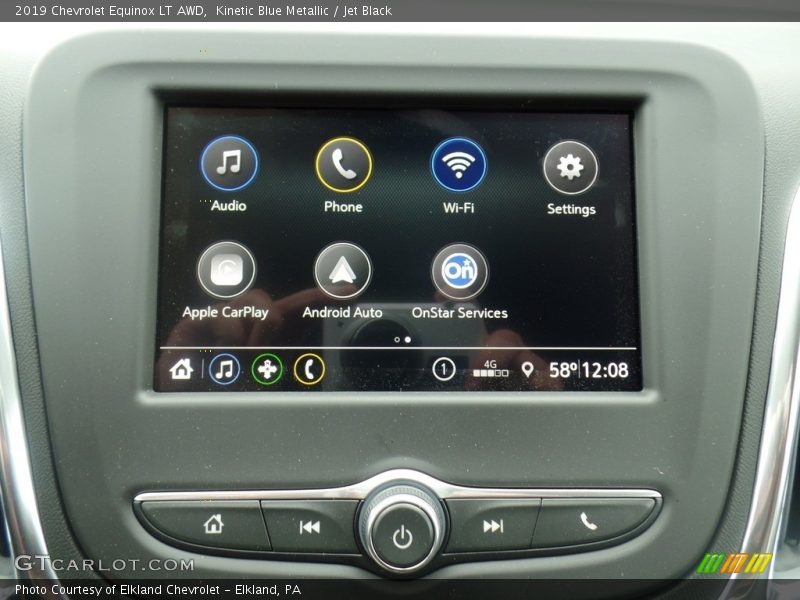 Kinetic Blue Metallic / Jet Black 2019 Chevrolet Equinox LT AWD