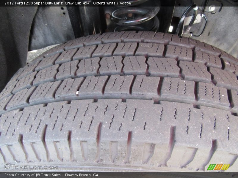 Oxford White / Adobe 2012 Ford F250 Super Duty Lariat Crew Cab 4x4