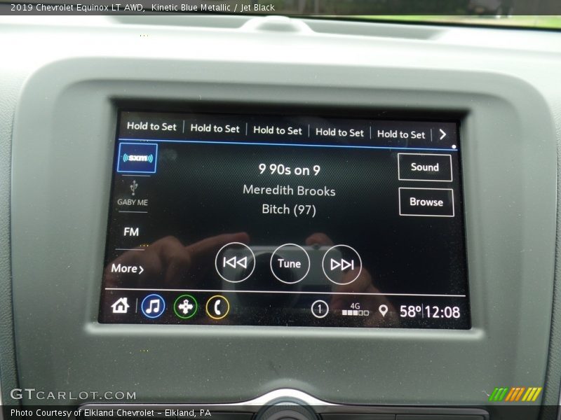 Kinetic Blue Metallic / Jet Black 2019 Chevrolet Equinox LT AWD