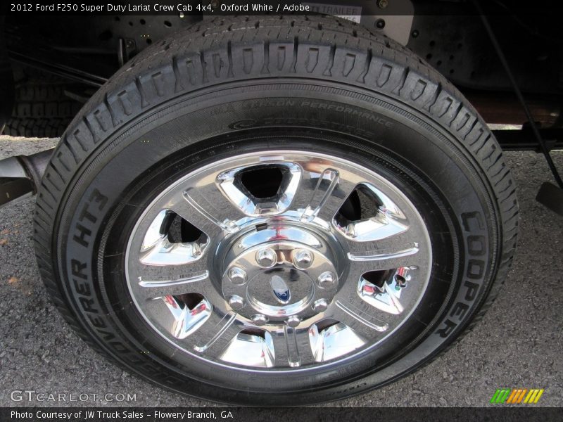 Oxford White / Adobe 2012 Ford F250 Super Duty Lariat Crew Cab 4x4