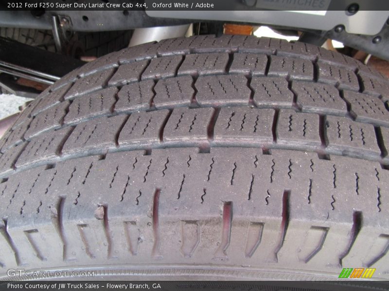 Oxford White / Adobe 2012 Ford F250 Super Duty Lariat Crew Cab 4x4