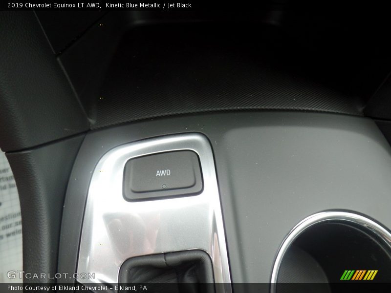 Kinetic Blue Metallic / Jet Black 2019 Chevrolet Equinox LT AWD