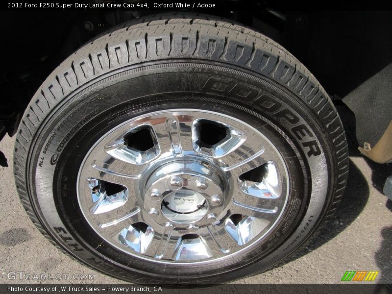 Oxford White / Adobe 2012 Ford F250 Super Duty Lariat Crew Cab 4x4