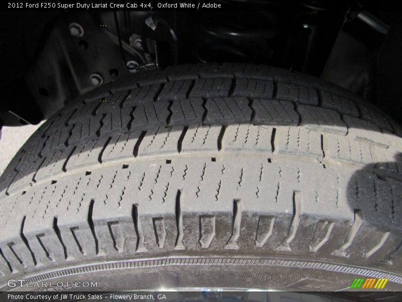 Oxford White / Adobe 2012 Ford F250 Super Duty Lariat Crew Cab 4x4