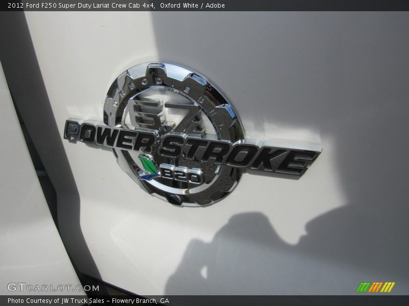 Oxford White / Adobe 2012 Ford F250 Super Duty Lariat Crew Cab 4x4