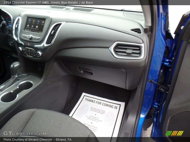 Kinetic Blue Metallic / Jet Black 2019 Chevrolet Equinox LT AWD