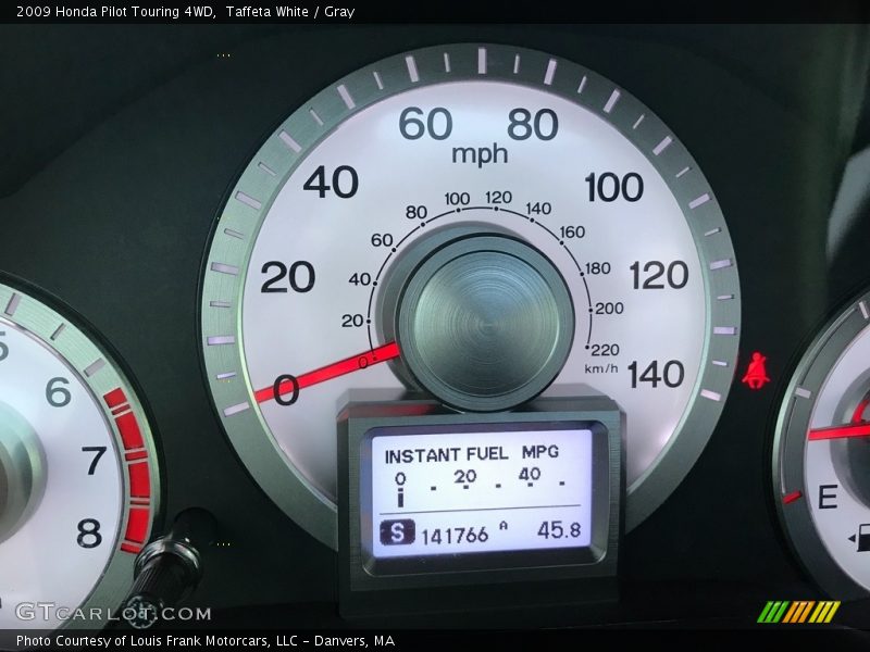 Taffeta White / Gray 2009 Honda Pilot Touring 4WD