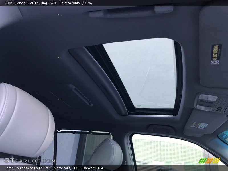 Taffeta White / Gray 2009 Honda Pilot Touring 4WD