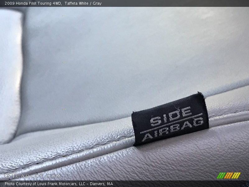 Taffeta White / Gray 2009 Honda Pilot Touring 4WD