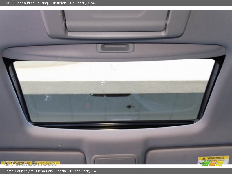Obsidian Blue Pearl / Gray 2019 Honda Pilot Touring