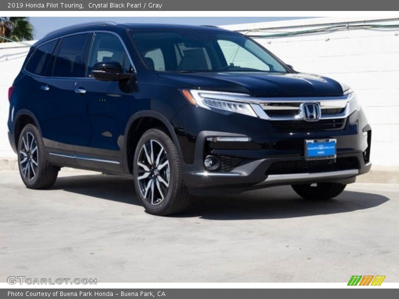 Crystal Black Pearl / Gray 2019 Honda Pilot Touring