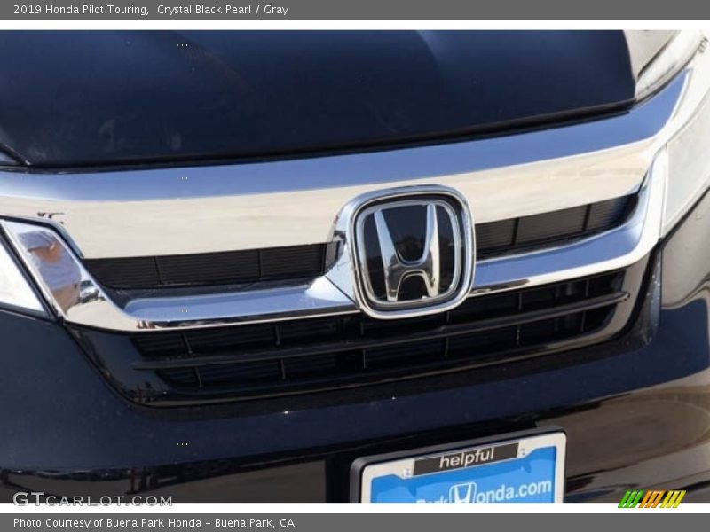 Crystal Black Pearl / Gray 2019 Honda Pilot Touring