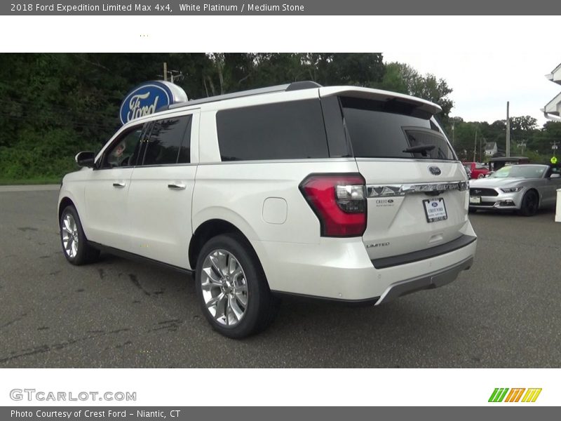 White Platinum / Medium Stone 2018 Ford Expedition Limited Max 4x4