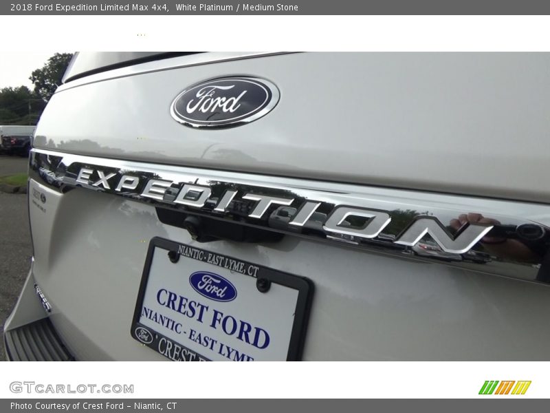 White Platinum / Medium Stone 2018 Ford Expedition Limited Max 4x4