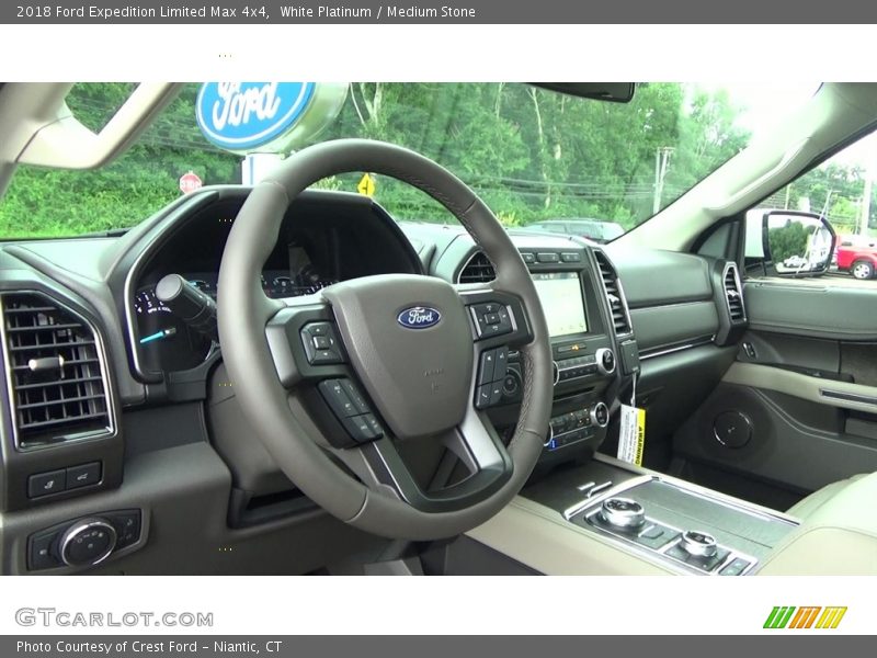 White Platinum / Medium Stone 2018 Ford Expedition Limited Max 4x4