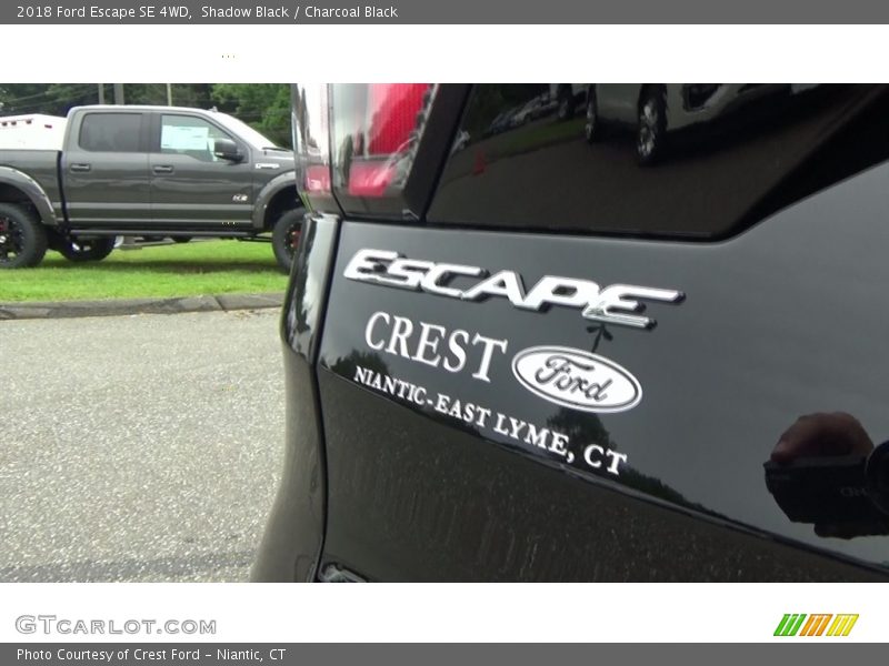 Shadow Black / Charcoal Black 2018 Ford Escape SE 4WD