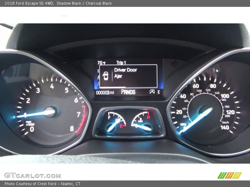 Shadow Black / Charcoal Black 2018 Ford Escape SE 4WD