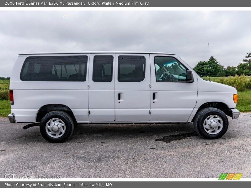 Oxford White / Medium Flint Grey 2006 Ford E Series Van E350 XL Passenger