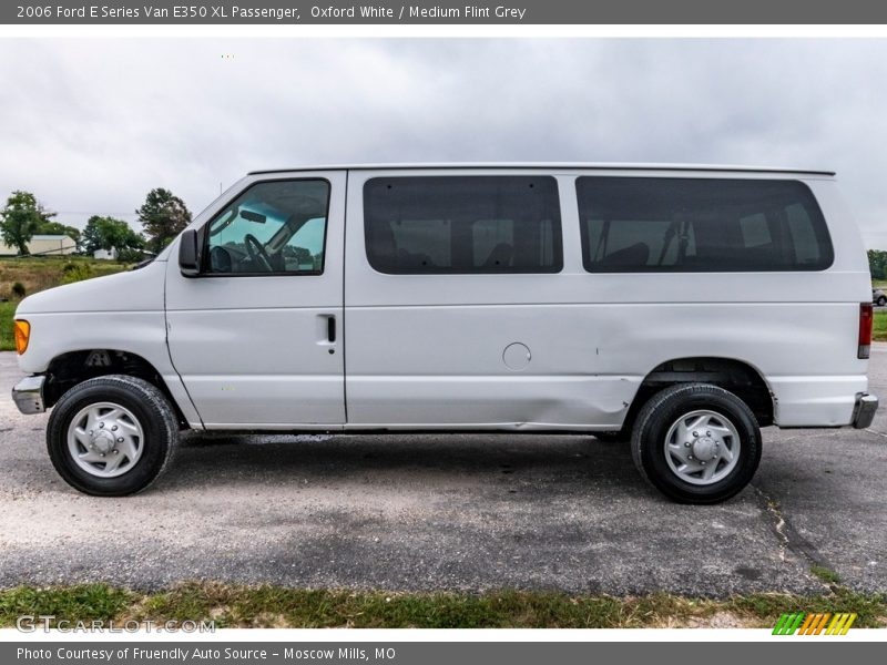 Oxford White / Medium Flint Grey 2006 Ford E Series Van E350 XL Passenger