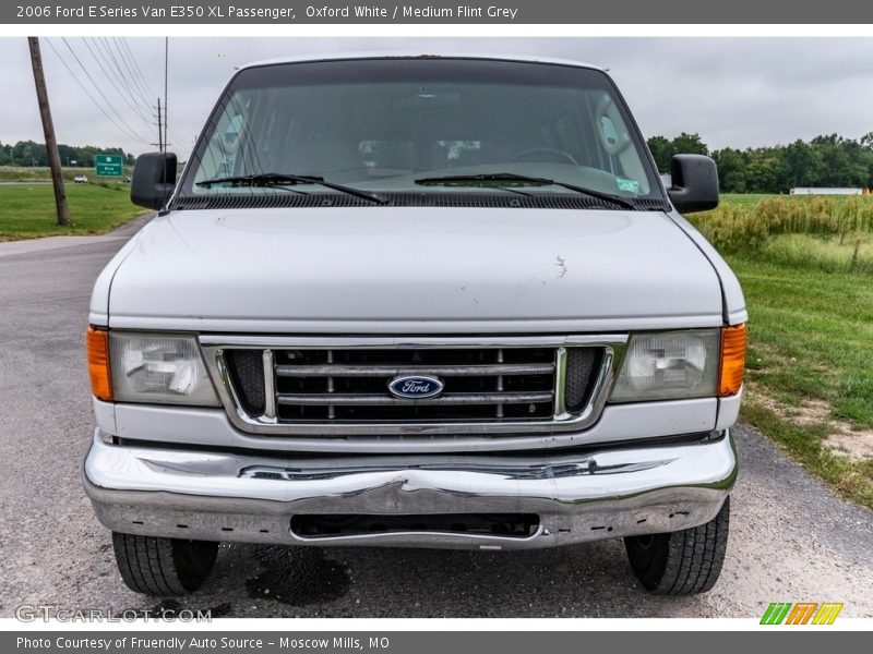 Oxford White / Medium Flint Grey 2006 Ford E Series Van E350 XL Passenger
