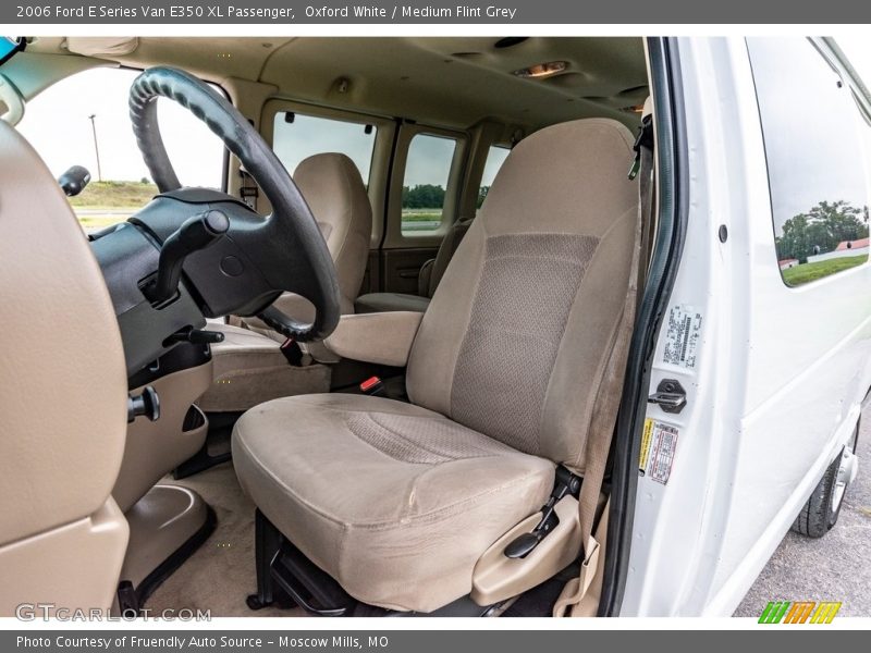 Oxford White / Medium Flint Grey 2006 Ford E Series Van E350 XL Passenger