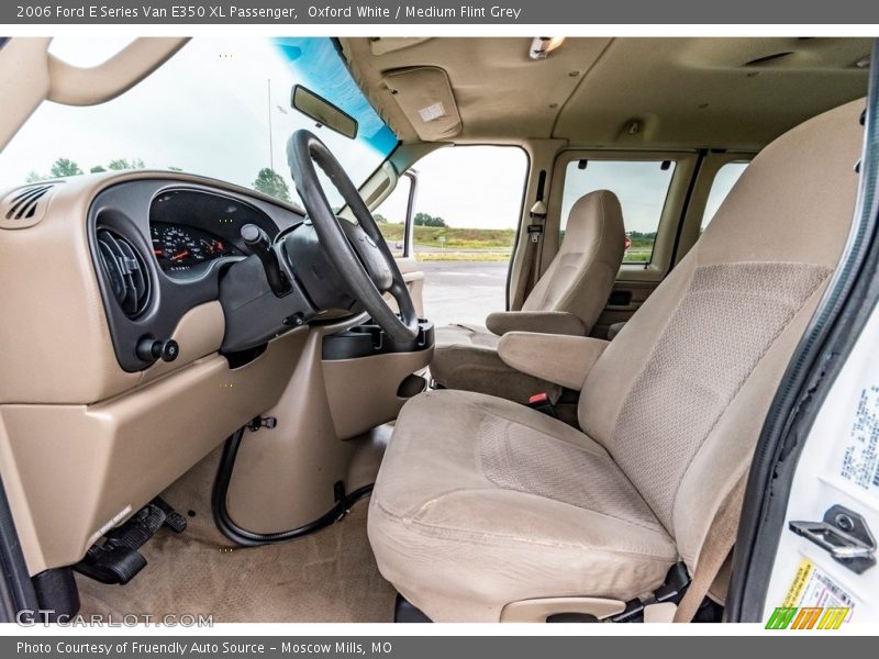 Oxford White / Medium Flint Grey 2006 Ford E Series Van E350 XL Passenger