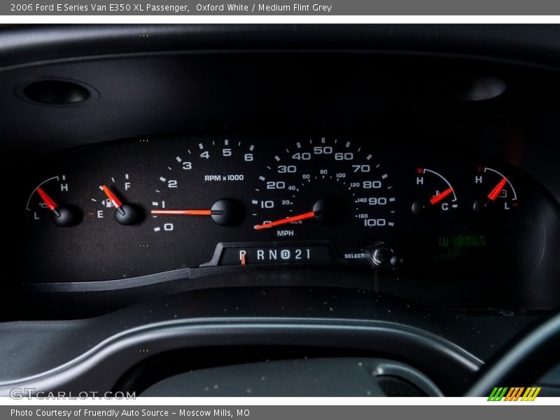 Oxford White / Medium Flint Grey 2006 Ford E Series Van E350 XL Passenger
