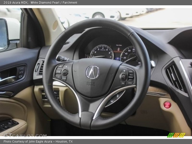 White Diamond Pearl / Parchment 2019 Acura MDX