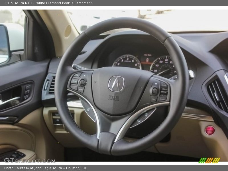 White Diamond Pearl / Parchment 2019 Acura MDX