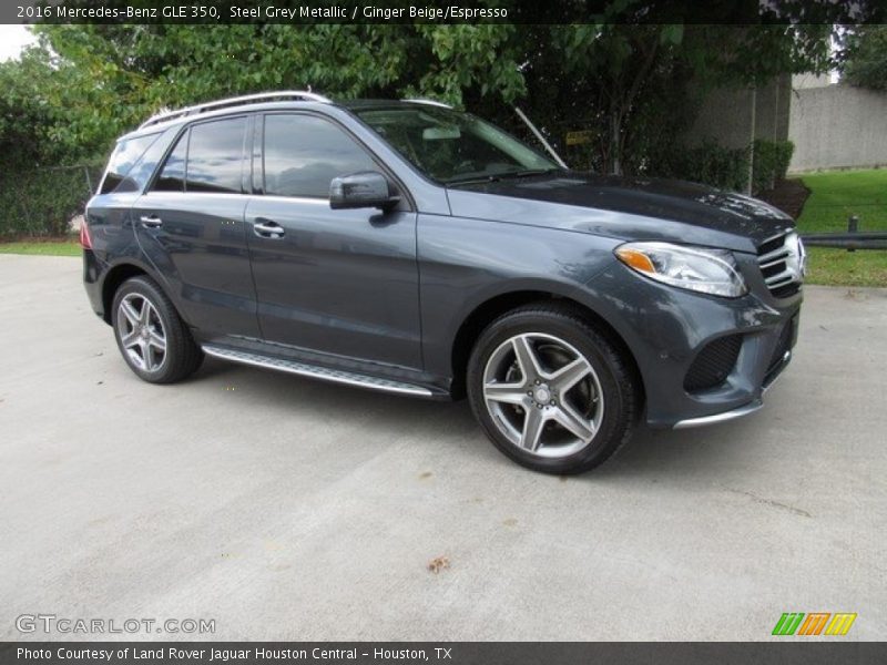 Steel Grey Metallic / Ginger Beige/Espresso 2016 Mercedes-Benz GLE 350