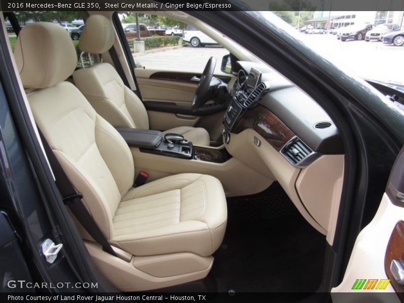 Steel Grey Metallic / Ginger Beige/Espresso 2016 Mercedes-Benz GLE 350