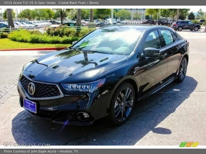 Crystal Black Pearl / Ebony 2019 Acura TLX V6 A-Spec Sedan